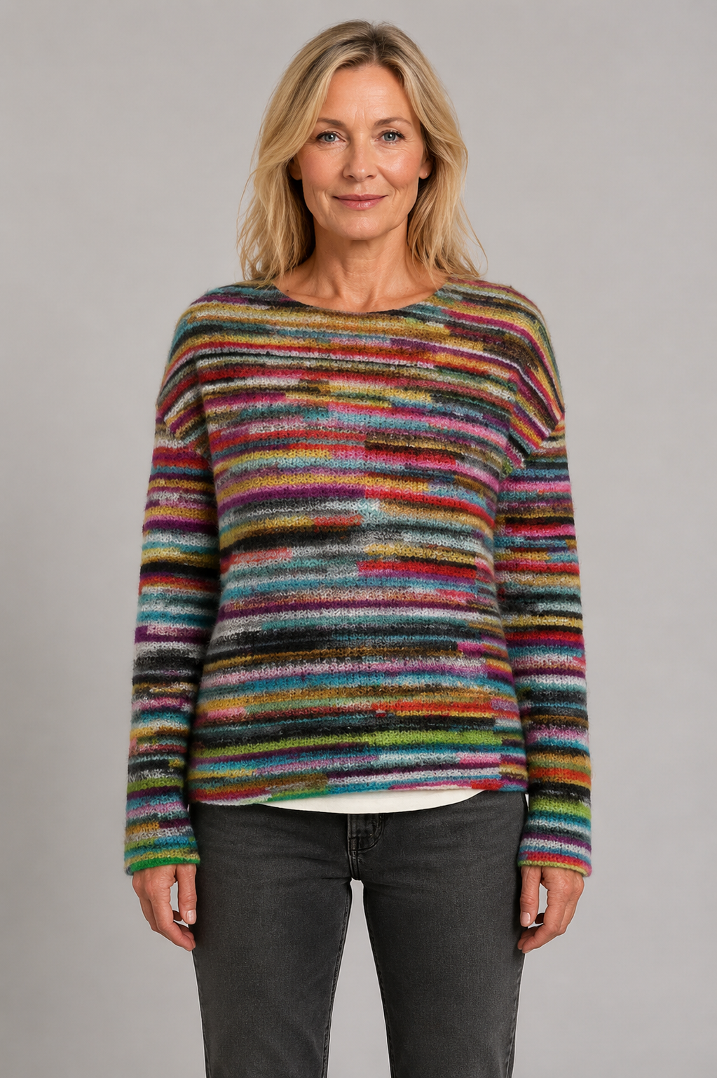 Keira | Striped Knit Jumper